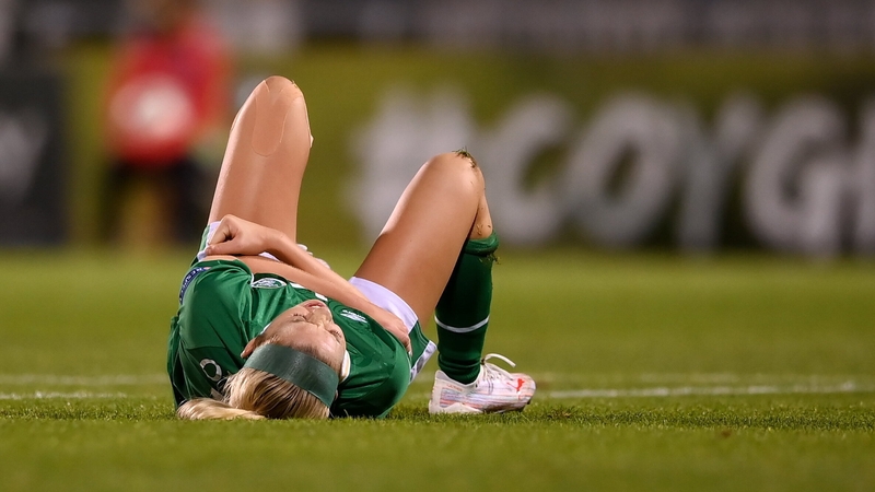 Denise O'Sullivan hurt her arm towards the end of the defeat to Sweden