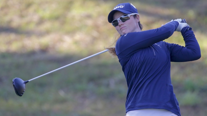 Leona Maguire was one over for the day