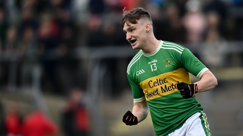 Liam Gaughan after kicking a point in the county final