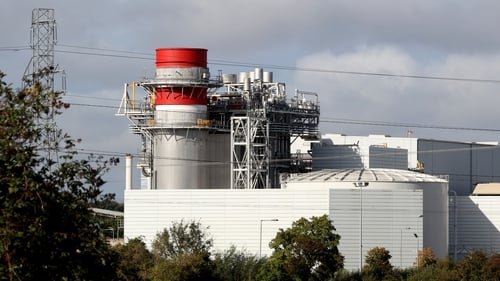 The Huntstown power station in Dublin is a major contributor to the grid at 7.5% (Pic: Rolling News)