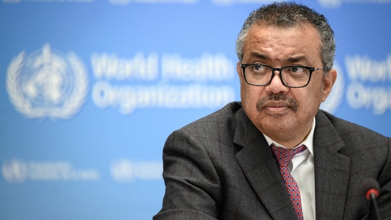 'Complacency is now as dangerous as the virus,' Tedros Adhanom Ghebreyesus said