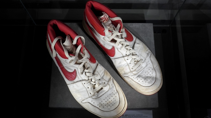 Michael Jordan gifted his shoes to Tommie Tim III Lewis, who was a ball boy for the Denver Nuggets during the 1984-85 season