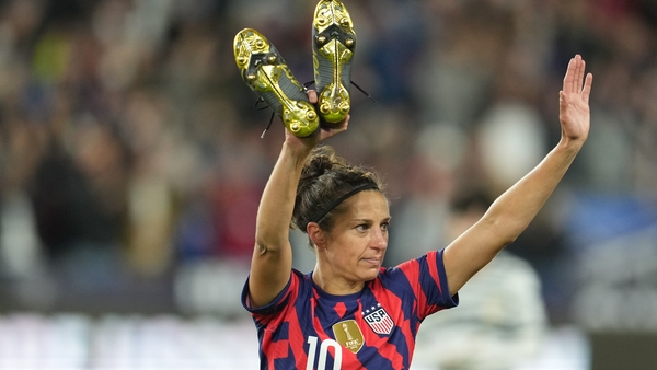 Carli Lloyd bids farewell to international soccer