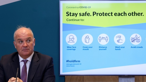 Dr Tony Holohan said he was confident public health measures would work against the Omicron variant