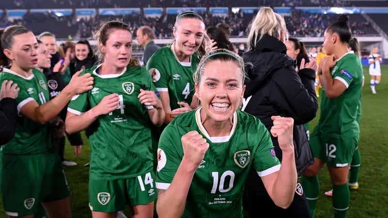 Denise O'Sullivan celebrates the win in Helsinki