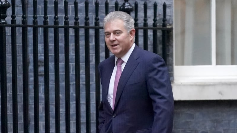 Brandon Lewis at Downing Street today