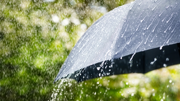 Persistent and heavy rain will spread from the south later today