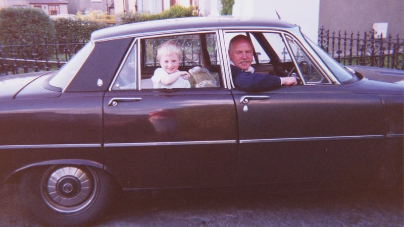 Dylan Haskins and his dad James