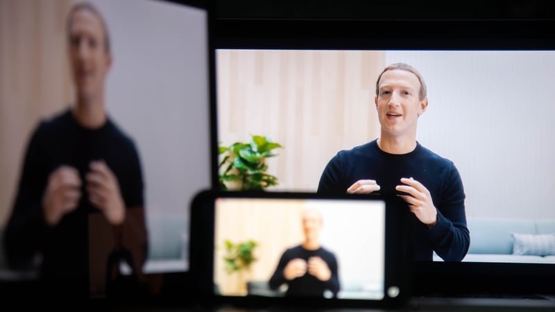 Meta's chief executive Mark Zuckerberg