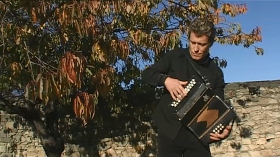World's fastest accordionist Liam O'Connor in 2006.
