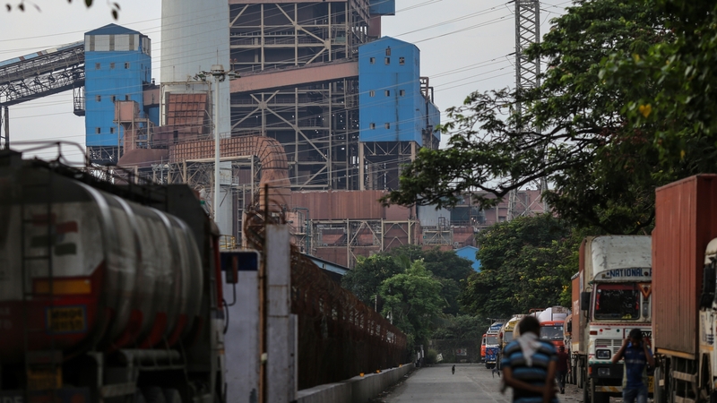 A coal power plant in India