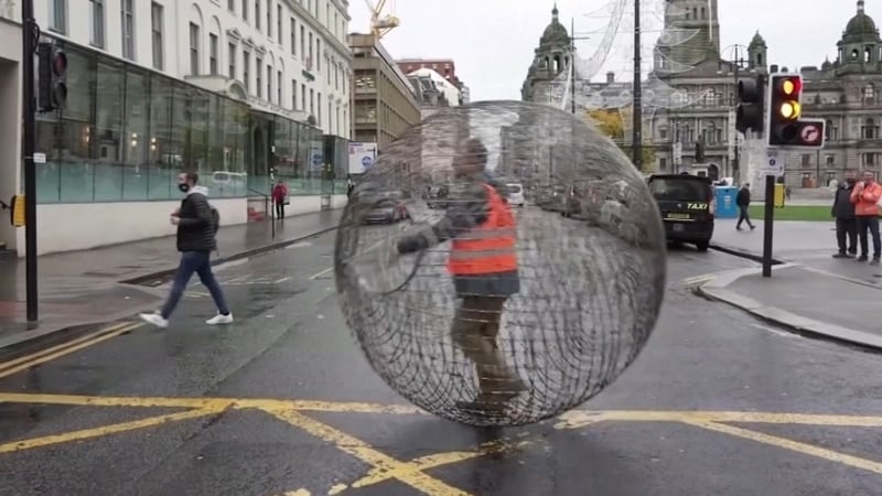 Arnd Drossel travelled from Germany to Glasgow