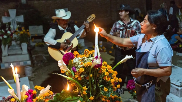 The annual festival honouring the dead is a joyful and colourful celebration.