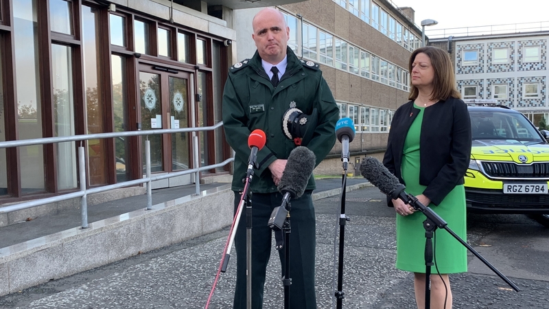 Deputy Chief Constable Mark Hamilton and Chief Operations Officer Pamela McCreedy