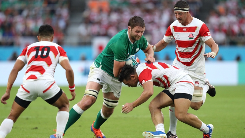 Iain Henderson in action against Japan in 2019