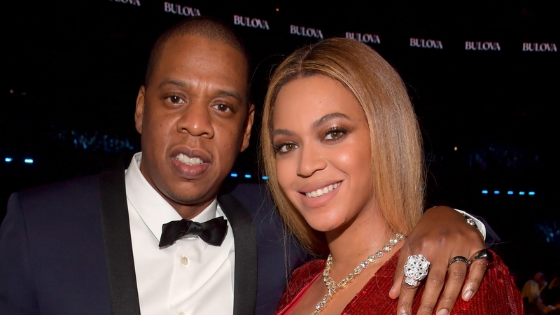 Jay-Z with is wife Beyoncé