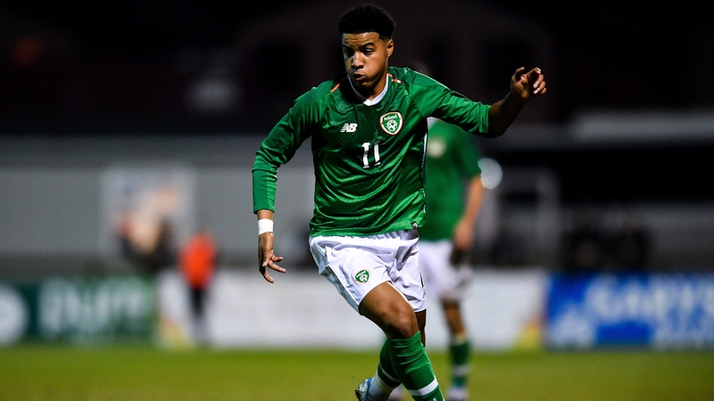 Oko-Flex in action for the U19s against Denmark two years ago