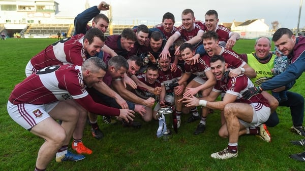 Mullinalaghta celebrate after winning Leinster in 2018