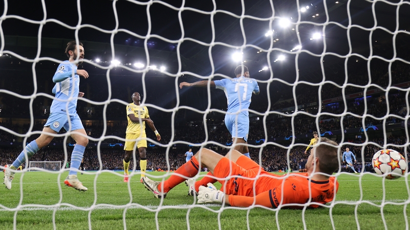 Raheem Sterling celebrates