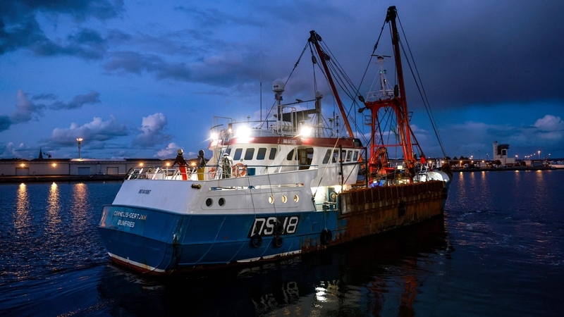 The Cornelis-Gert Jan leaves the northern French port of Le Havre