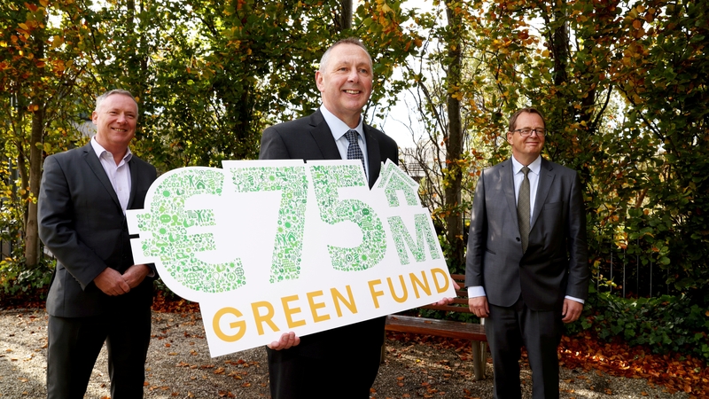 EIB Vice-President Christian Kettel Thompsen met with Head of Strategic Partnerships for Avant Money, Sean Sheehan and Financial Services Director for An Post Money, John Rice, during a recent trip to Dublin