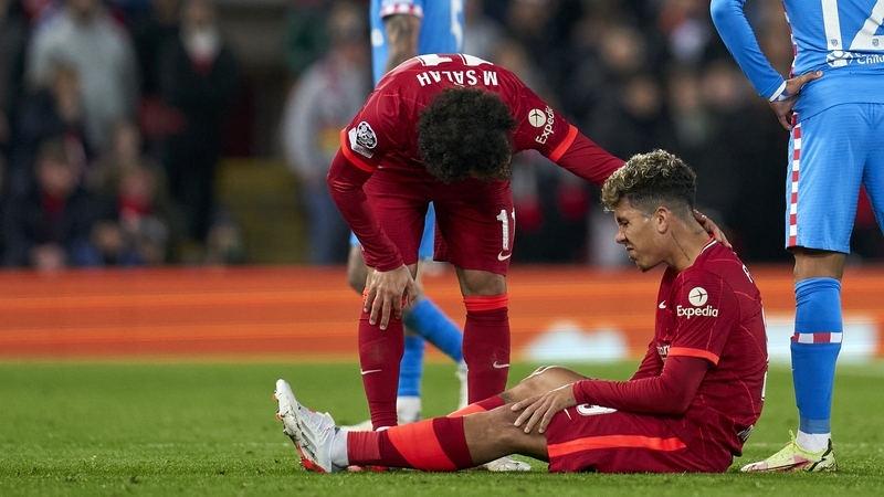 Roberto Firmino suffered the injury in the Champions League win over Atletico Madrid