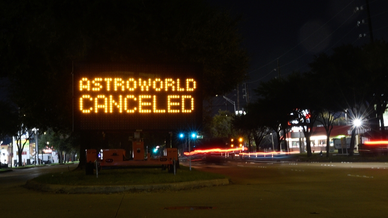 The two-day music festival in Houston, Texas, has been cancelled