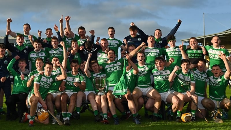 The Ballyhale players celebrate their latest success