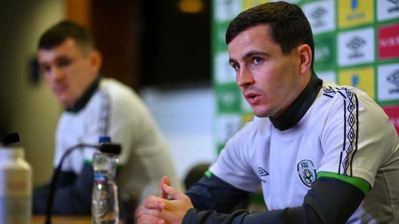 Josh Cullen and Jason Knight spoke to the media following training