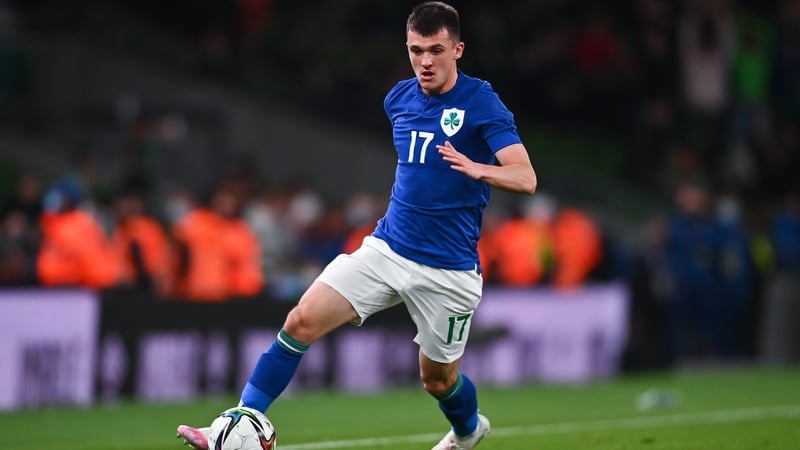 Jason Knight in action against Qatar in October