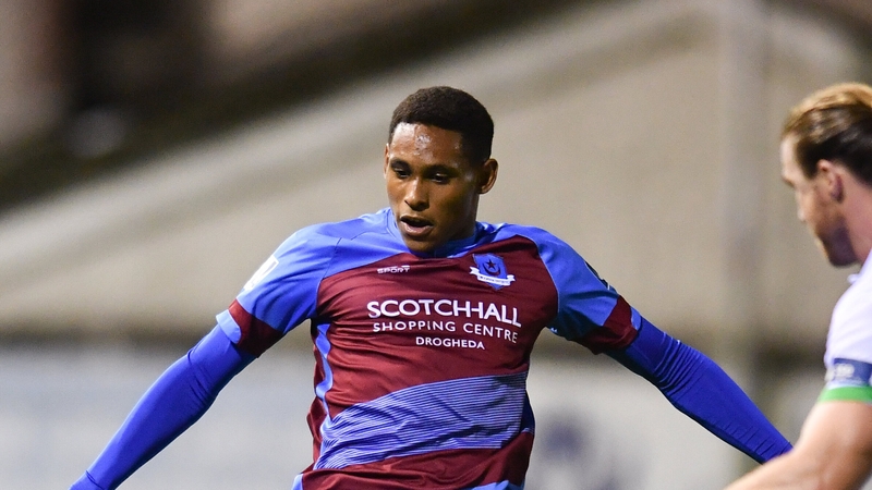 Hondermarck in action for Drogheda in 2018