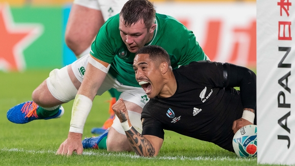 Aaron Smith has scored three tries in eight appearances against Ireland