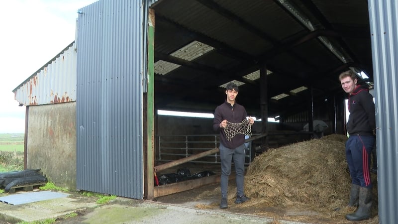 Fionn Doherty, Ciarán Bonfil along with Feargal Keane (not pictured) are all from farming backgrounds
