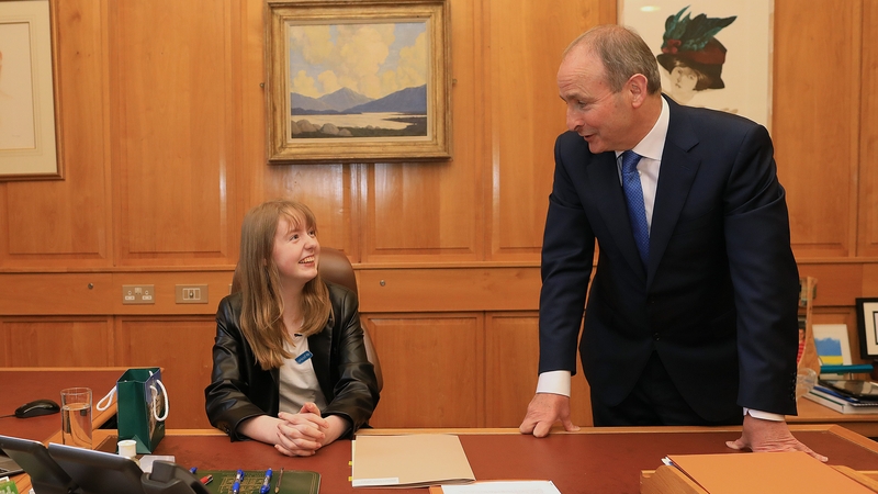 Liadh Dalton and Taoiseach Micheál Martin discussed environmental issues