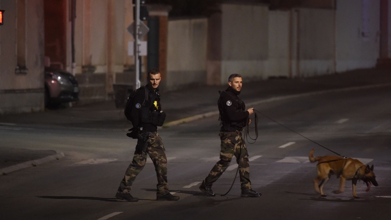 Police in western France launched a major operation to find the girl