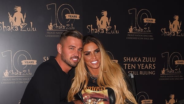 Carl Woods and Katie Price