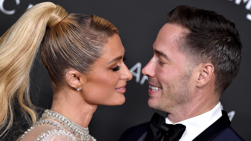 Paris Hilton and Carter Reum