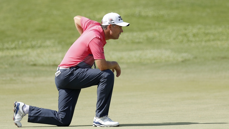 The three-time major winner is still well placed