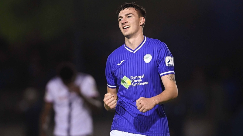 Sean Brace scored twice for the Donegal side