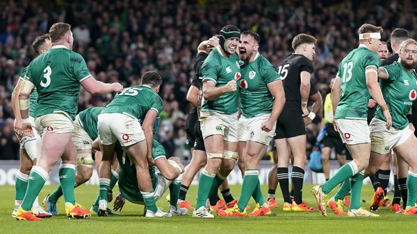 Ireland have won three of their last five meetings with New Zealand