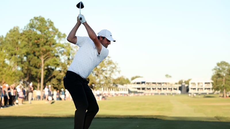 On a day where low scores were hard to come by, Scheffler matched two bogeys with three birdies to claw three spots up the leaderboard