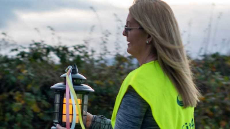 The walkers adhered strictly to public health guidelines as the rate of Covid-19 cases continues to rise