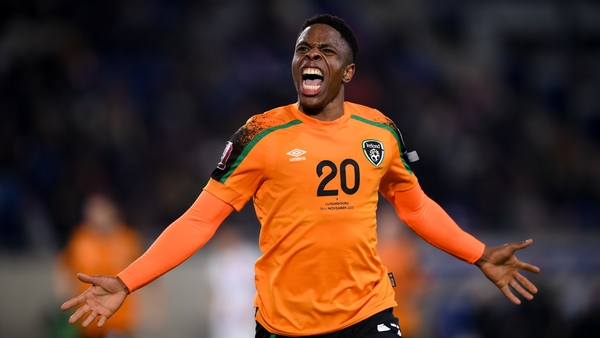 Chiedozie Ogbene has scored just a single goal at club level since moving to England with Brentford in January 2018, but has already bagged two in five international appearances