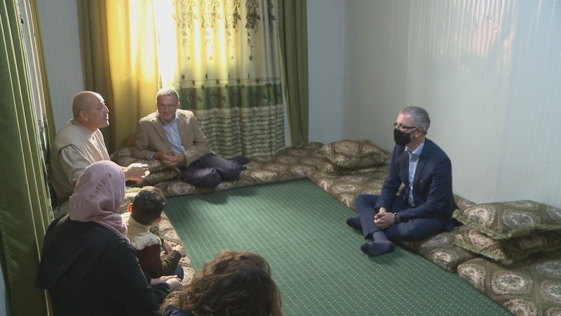 Minister for Integration Roderic O'Gorman travelled to Jordan