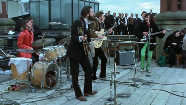 The Beatles: riffs on a roof