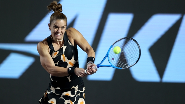 Maria Sakkari is at a career high of six in the WTA rankings