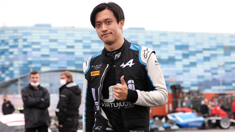 Guanyu Zhou will line up on the F1 grid in 2022