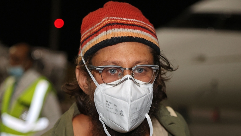 Danny Fenster flew back to the US via Qatar