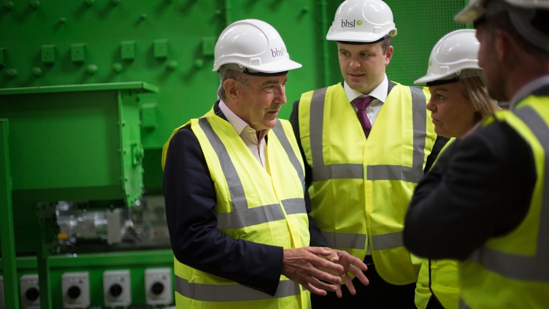 BHSL's Denis Brosnan (left)