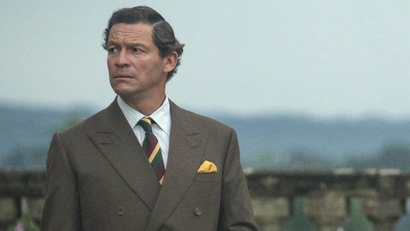 Dominic West as Prince Charles in The Crown